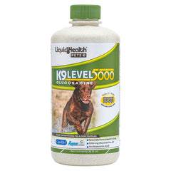 LIQUIDHEALTH Pets K9 Glucosamina, botella para uso diario y sabor suave, soporte de articulaciones