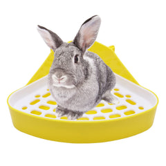 Litewoo caja-litter conejo, solución higiénica para conejos en jaula.