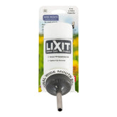 Botella Lixit de boca ancha 8 oz para mascotas pequeñas, facilita llenado y limpieza.