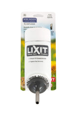 Lixit botella de boca ancha para mascotas pequeñas, relleno fácil y limpio.
