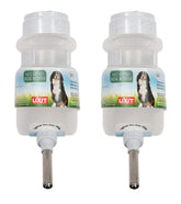Lixit Top Fill 44 oz en blanco, sin goteo para perros grandes.