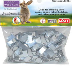 Lixit clips en forma de J para jaulas de alambre, duraderos y resistentes a la corrosión