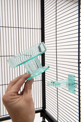 Lixit Quick Lock Baño jaula aves multiuso para baño y agua