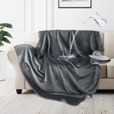 Manta LOOBANI impermeable para sofá, franela de doble cara que protege el sofá de líquidos.