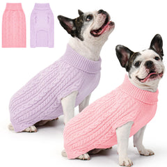 Lorehelina sudadera para perro mediano con cuello alto, ideal para paseos fríos