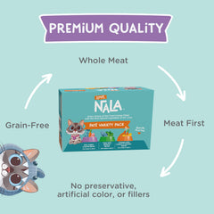 LOVE, NALA paté sin cereales para gatos, versión completa
