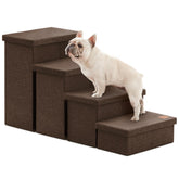 Love's cabin escalones para perros plegables para cama, fáciles de subir y bajar.