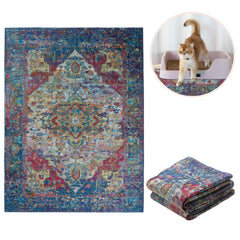 Lovewag alfombrilla lavable para gatos, diseño impermeable evita filtraciones.