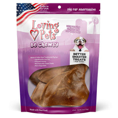 Loving Pets Be Chewsy, empaque visible, sabor a cerdo que entretiene al perro.