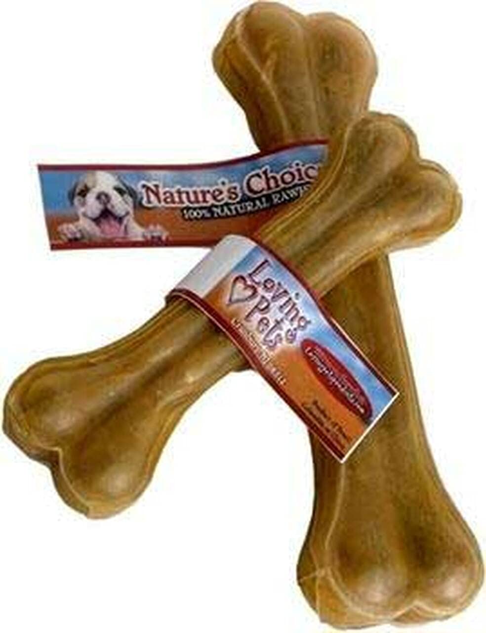 Hueso prensado natural Loving Pets Dlv4704, 4,5 pulgadas para masticar y apoyo dental