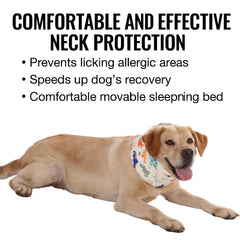 LovinPet collar cuello acolchado para mayor confort durante la recuperación.