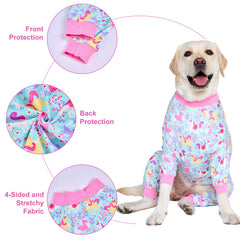 LovinPet pijamas para perros grandes, alternativa al collar para recuperación.