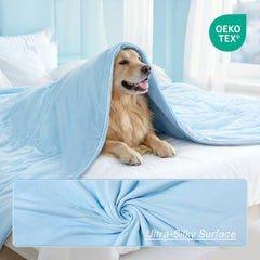 Luciphia Manta Enfriante para cama de perro, descanso suave y fresco