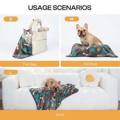 Luciphia manta Terciopelo doble cara, suavidad para perros y gatos