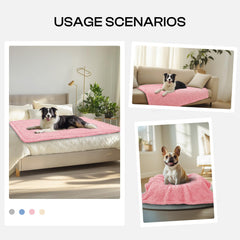 Manta Luciphia para uso en sofá, perfecta para descanso de perros y gatos.