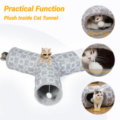 LUCKITTY túnel interconectable, extensible para ampliar la zona de juego.