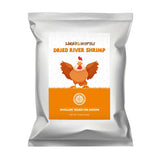 LuckyQworms: bolsa de 5 lb de camarones del río secos para aves y mascotas, snack proteico.