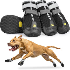 LUCKYPAW zapatillas para perro con ventilación para mantener patas frescas.