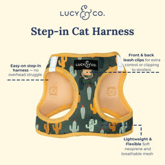 Lucy & Co. arnés con ajuste y cierre reforzado para seguridad