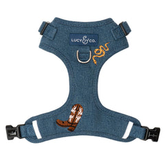 Lucy & Co. Giddy Up arnés sin tirones – frente: control práctico en caminatas.