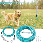 LUFFWELL sistema-perro-correr-100ft: libertad segura en el jardín