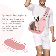 Lukovee canguro para perros con correas de hombro ajustables para máxima comodidad.