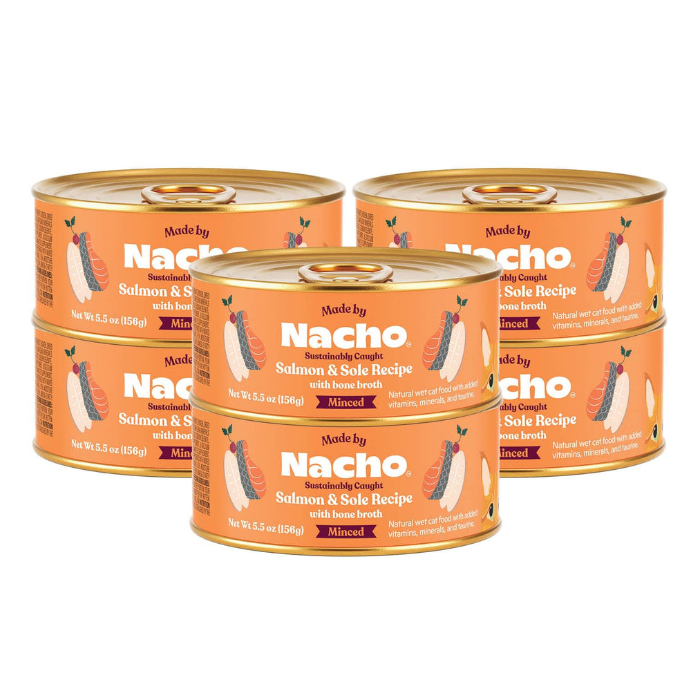 Made by Nacho paté suave de salmón y lenguado para gatos