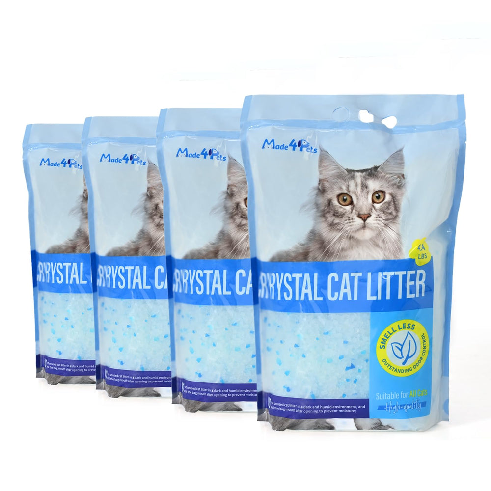 Cristales MADE4PETS para gato: control de olor y sin necesidad de rastrillar.