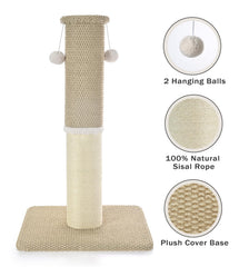 Made4Pets rascador con sisal natural para rascar y ejercitar las uñas.