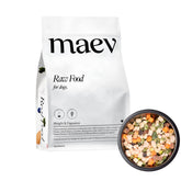 Maev alimento para perros con pollo visible y nutrición real