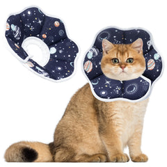 Collar Maiiu suave para gatos, enfoque en comodidad y protección de heridas.