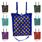 Majestic Ally bolsa de heno de nylon, vista frontal, fomenta alimentación lenta