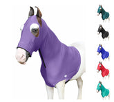 Majestic Ally capucha lycra caballo con cremallera para ajuste cómodo y cálido.