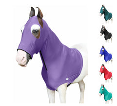 Capucha Majestic Ally para caballo con cremallera frontal para puesta rápida