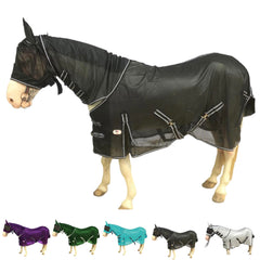 Majestic Ally manta antiinsectos para caballo ofrece cobertura cuello y protección total.