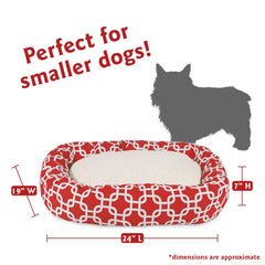Majestic Pet: borde acolchado de 7 pulgadas para soporte de cabeza.