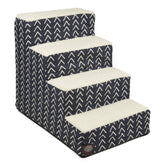 Majestic Pet escaleras-4-pasos-cama: facilitan subir a la cama con seguridad para mascotas ligeras (hasta 25 libras).