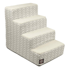 Majestic Pet escalera de 4 pasos para perros, portátil y fácil subir a la cama alta