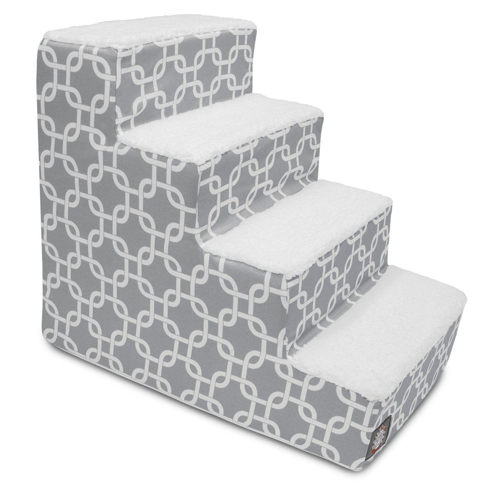 Majestic Pet escalones 4 pasos para perros pequeños, facilitan subir a la cama.
