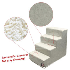 Tejido duradero en escalones Majestic Pet, aspecto moderno
