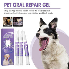 MAKABAKA gel blanqueador dental para mascotas, deja dientes más claros y brillantes.