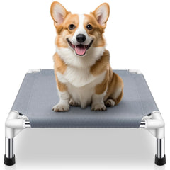 Makerfire cama elevada para perros pequeños con base 20x20 y confort