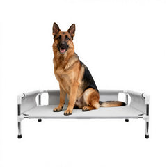 Makerfire Cama Perro Elevada U, diseño seguro que abraza al peludo y evita corrientes