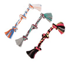 Mammoth Flossy Chews, juguete de cuerda para razas pequeñas, juego seguro