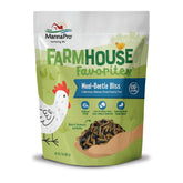 Manna Pro Farmhouse Favorites gusanos de harina y escarabajos en bolsa, fuente natural de proteína.