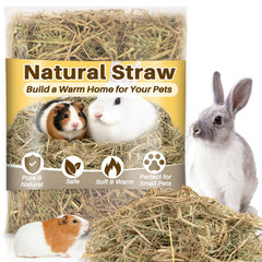 MAQIHAN paja natural para lecho de conejo, ambiente cómodo y seguro.