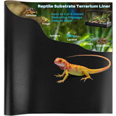 MAQIHAN tapete recortable para reptiles, ajuste perfecto en terrarios seguro y cómodo.