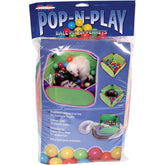 Marshall Pop-N-Play Ball Pit para hurones: juego seguro y estimulante con bolas multicolor.