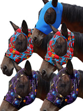 Mask-Tech máscaras anti moscas para caballo, kit de 5 para rotación diaria.