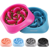 MateeyLife dos-comederos-lentos muestra el juego de rompecabezas para comer despacio.